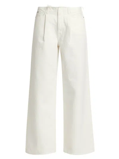 SLVRLAKE WOMEN'S TAYLOR PLEATED WIDE-LEG PANTS