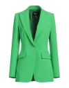 Sly010 Woman Blazer Green Size 14 Polyester In Green