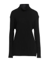 Sly010 Woman Turtleneck Black Size 10 Merino Wool In Black