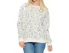 Sm Wardrobe Henrietta Chicken Floral Print Sweater In White
