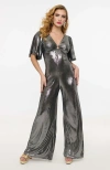 Smak Parlour 1960s Cutout Jumpsuit In Silver