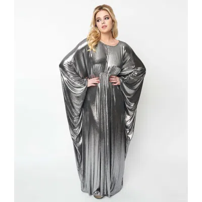 Smak Parlour 1970s Batwing Caftan In Black