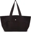 Small Talk Studio Purple Hand Drawn Utility Tote In Earthtone Purple