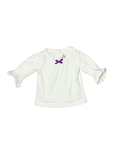 Pre-owned Small Wonders Babies' 3/4 Sleeve Blouse In White