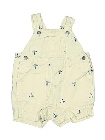 Pre-owned Small Wonders Babies' Overall Shorts In Yellow