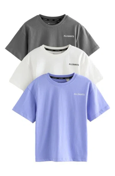 Smallsaints By Allsaints Kids' Assorted 3-pack Cotton T-shirts In Multi
