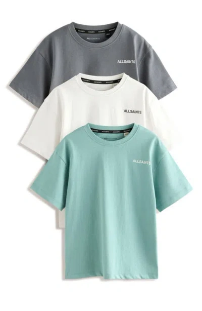 Smallsaints By Allsaints Kids' Assorted 3-pack Logo T-shirts In Multi