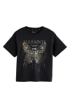 Smallsaints By Allsaints Kids' Butterfly Oversize Cotton Graphic T-shirt In Black