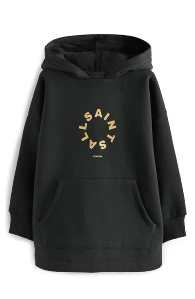 Smallsaints By Allsaints Kids' Logo Hoodie & Leggings Set In Black