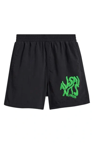 Smallsaints By Allsaints Kids' Orlando Swim Trunks In Black