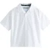 Smallsaints By Allsaints Kids' Oversize Ramskull Cotton Camp Shirt In White