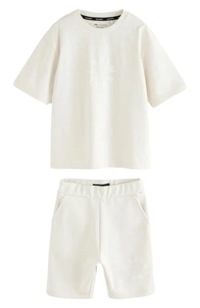 Smallsaints By Allsaints Kids' Oversize Tierra Logo Graphic T-shirt & Knit Shorts Set