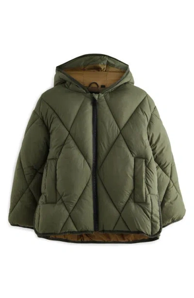 Smallsaints By Allsaints Kids' Pegasis Quilted Coat In Green