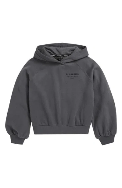 Smallsaints By Allsaints Kids' Raglan Graphic Hoodie In Grey
