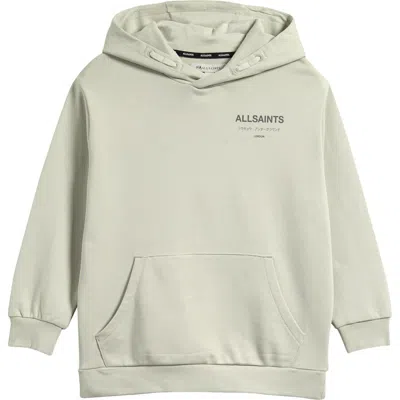 Smallsaints By Allsaints Kids' Underground Oversize Hoodie In Green