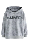 Smallsaints By Allsaints Kids' Underground Oversize Tie Dye Hoodie In Gray