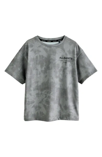 Smallsaints By Allsaints Kids' Underground Tie Dye Graphic T-shirt In Gray