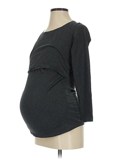 Pre-owned Smallshow 3/4 Sleeve T-shirt In Gray