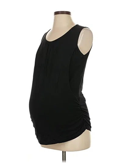 Pre-owned Smallshow Tank Top Black Strapless Neckline Tops