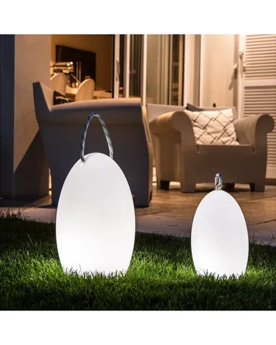 Smart & Green Amande Corde L Table Lamp In White