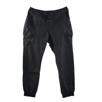 Smart And Joy Men's Cargo Trousers Tightened At The Ankles - Black