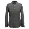 Smart And Joy Men's Long-sleeved Shirt With Double And Removable Collar - Green In Green