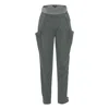 Smart And Joy Women's Bi-material Tapered Pants - Green In Green