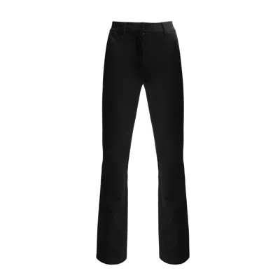 Smart And Joy Women's Black Straight Milano Pants