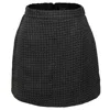Smart And Joy Women's Black Trapeze Mini Skirt In Black