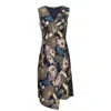 Smart And Joy Women's Bohemian Feather Print Dress