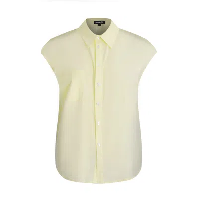 Smart And Joy Women's Classic Short-sleeve Blouse - Yellow