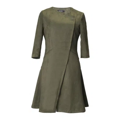 Smart And Joy Women's Green Fit-and-flare Perfecto Dress