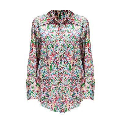 Smart And Joy Women's Liberty Print Blouse In Multi