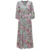 Smart And Joy Women's Liberty Print Wrap Dress In Multi
