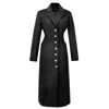 Smart And Joy Women's Long Tailor Woolen Coat - Black In Black