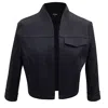 Smart And Joy Women's Minimalist Crop Jacket - Black In Black