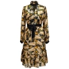 Smart And Joy Women's Neutrals Tunic Dress With Graphic Print