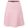 Smart And Joy Women's Pink / Purple Flounce Panel Skirt - Pink In Pink/purple
