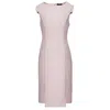 Smart And Joy Women's Pink / Purple Structured Sleeveless Dress In Pink/purple