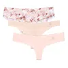 Smart And Joy Women's Rose Gold Amour Secrets Trio Of Invisible Panties With A Sensual Touch