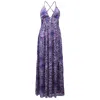Smart And Joy Women's Tiered Panels Backless Strappy Maxi Dress -