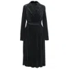 Smart And Joy Women's Velvet Wrap Dress - Black In Black