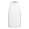 Smart And Joy Women's Wallet Skirt - White In White