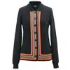 Smart And Joy Women's Yellow / Orange Cardigan With Contrasting Edges- Orange In Yellow/orange