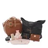 Smart Birdy Wings Cognac Gold 11 Pc Luggage Set In Medium Brown