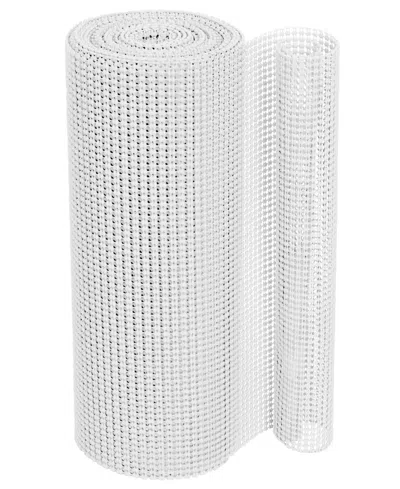 Smart Design Classic Grip Shelf Liner, 18" X 5' Roll In White