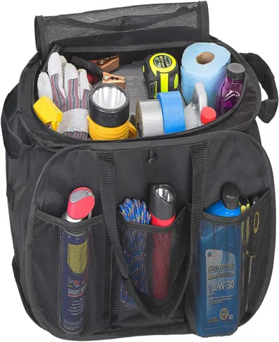 Smart Design Pop Up Trunk Organizer With Easy Carry Handles 23" In Black
