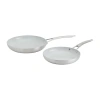 Smart Planet 2-pc. Non-stick Skillet Set In Silver