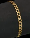 Smartbargains.com 18k Italian Gold Curb Link Bracelet