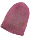 Smartbargains.com Gucci Gg Cashmere-lined Beanie In Pink